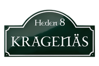 GRASTEN GÅRDSSKYLT EMALJSKYLT