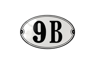 HAVREHOLM HUSNUMMER EMALJSKYLT